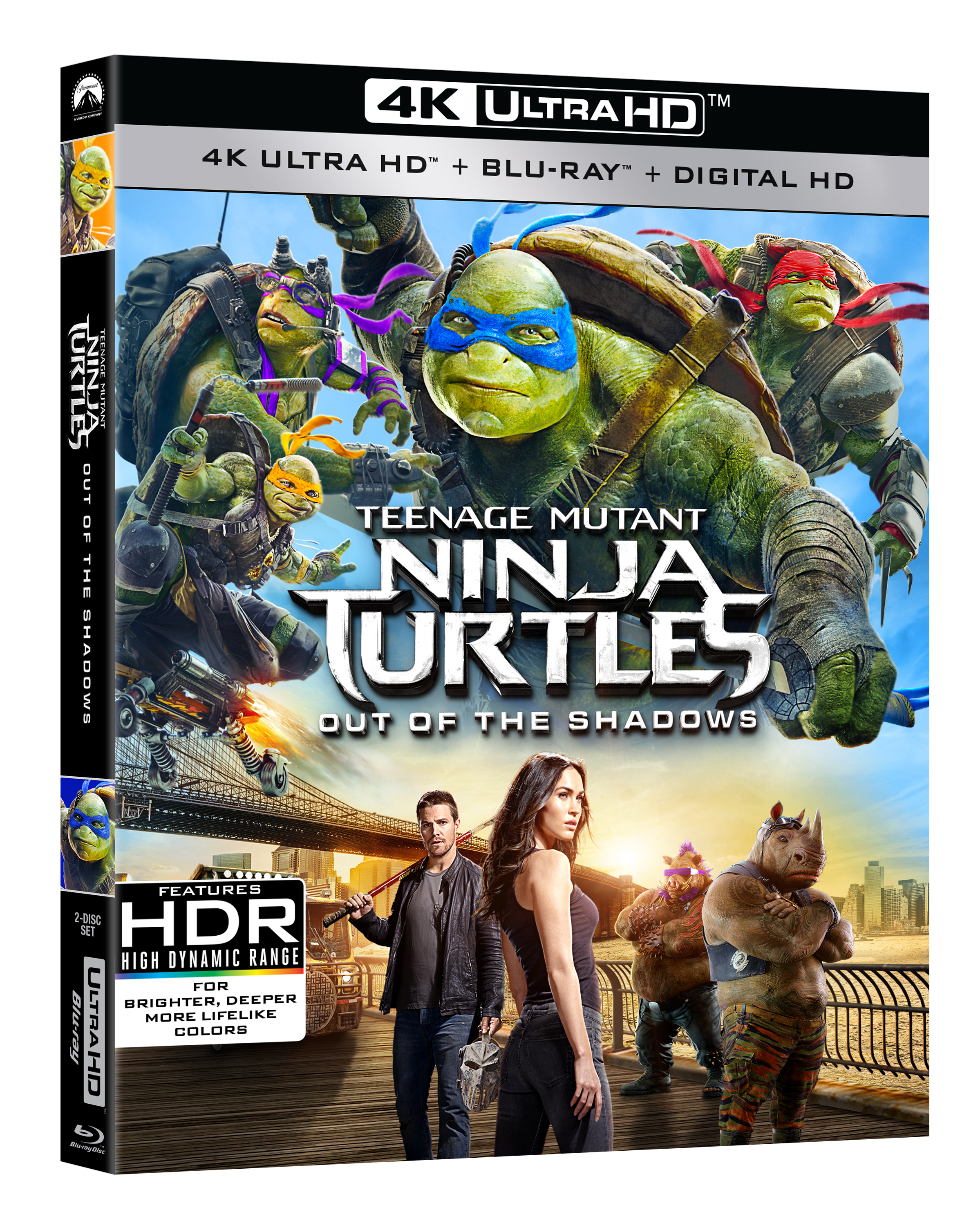 Teenage Mutant Ninja Turtles: Out of the Shadows, Paramount Pictures