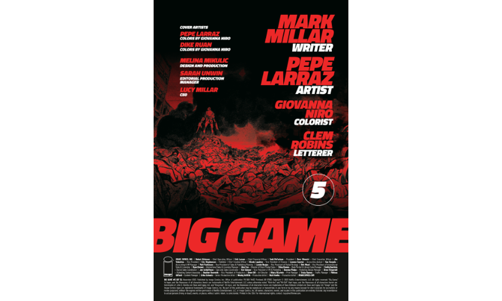 Big Game #5, Image Comics